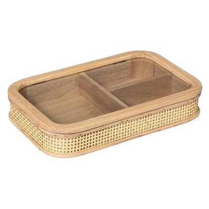 Juwelen box rotan 28cm - Sieraden opberger