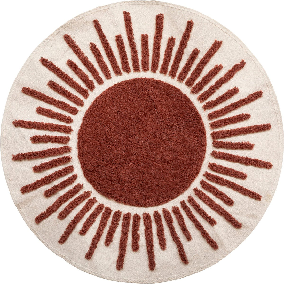 Atmosphera Rug / Carpet Alia - Dia 90 cm - Tufted pattern - Round