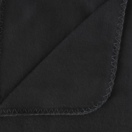 Fleece - Plaid - Deken - 125x150 cm - Zwart
