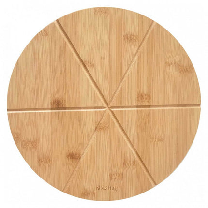 PIZZASCHAAL HOUTEN PLANK 35CM KINGHOFF KH-1565
