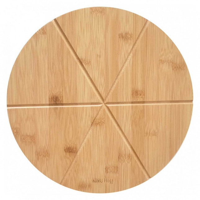 PIZZASCHAAL HOUTEN PLANK 35CM KINGHOFF KH-1565