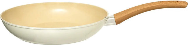 5Five Koekenpan Harmony - Alle warmtebronnen - Beige - Dia 24 cm - handvat bakeliet - aluminium
