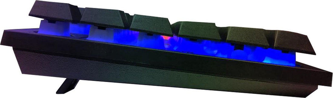 Gaming-Tastatur - Spritzwassergeschützt - RGB-LED-Beleuchtung - QWERTY - Plug & Play - Anti-Ghosting-Funktion - Lebensdauer: 15 Millionen Klicks