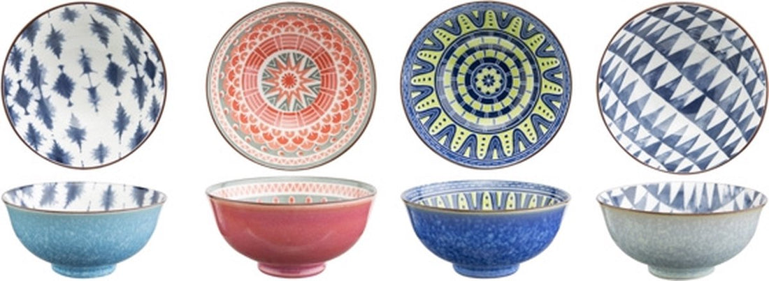 Re-mix Bowl D12xh5.5 cm 4 Asstd 27 cl