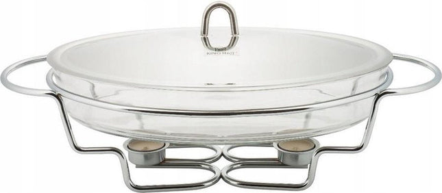Kinghoff 1411- Warmhoudschaal - Rechaud - rond - 3.2 liter