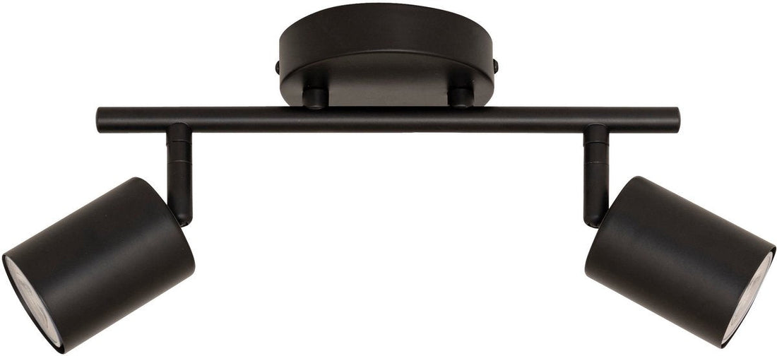Atmosphera Vico plafondlamp zwart – met 2 verstelbare spots, 28 cm