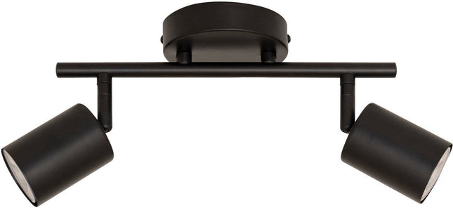 Atmosphera Vico Plafondlamp - 28x10x17cm - Zwart