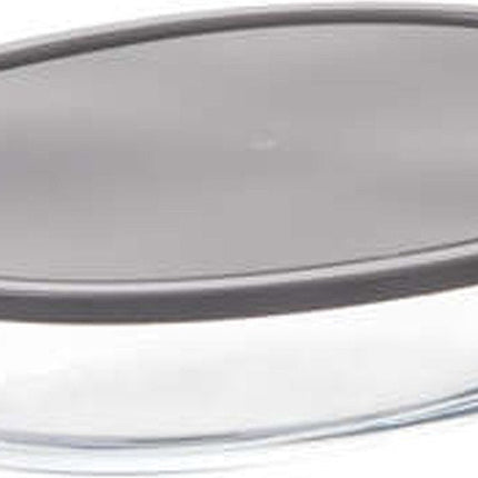 5Five Ovenschaal met deksel - borosilicaat glas - ovaal - 2.4 Liter - 32 x 21 x 6,7 cm