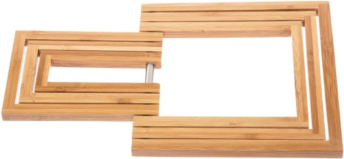 5Five Simply Smart bamboe onderzetter voor pannen – plat en vochtbestendig