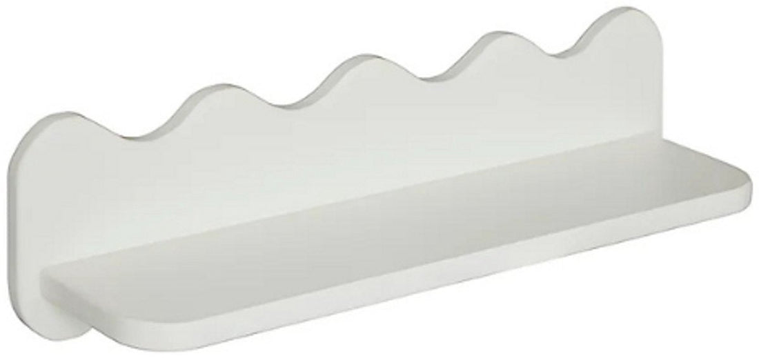 Atmosphera Golvende Wandplank Salina - 53 x 15 x 15 cm - Wit
