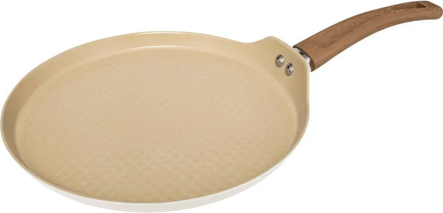 5Five Pannekoekenpan Harmony - Alle warmtebronnen - Beige - Dia 26 cm - handvat bakeliet - aluminium