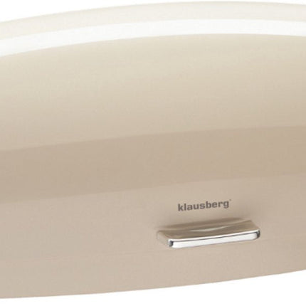 KLAUSBERG Metalen Brooddoos - Beige - 45x28,5x17 cm - Broodtrommel voor Moderne Keuken - KB-7932 - Brood vershouddoos