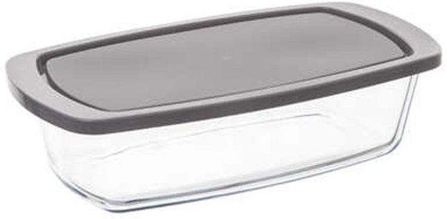5Five Ovenschaal met deksel - borosilicaat glas - rechthoek - 1.8 Liter - 27 x 14 x 7,3 cm