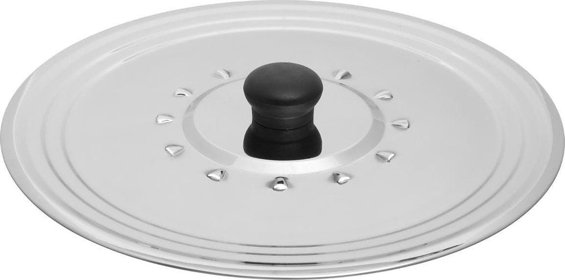 Universal stainless steel splatter guard/pot lid for 26/28/30 cm pans - Cookware accessories