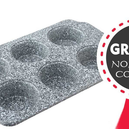 BAKPLAAT VOOR 6 MUFFINS KLAUSBERG KB-7381