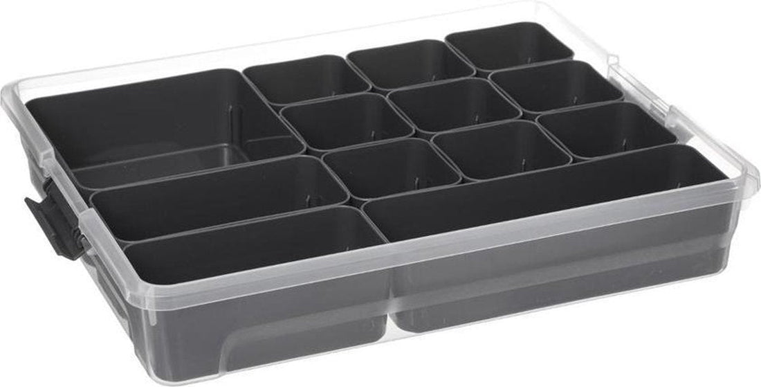 5Five opbergbox met vakjes 4,8 liter – 13 uitneembare sorteerbakjes