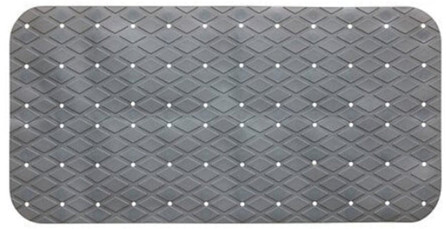 Badmat | Badkamer Mat | Douche Mat | PVC Badkleed 70 x 35 cm | Antislip | Aanrecht Zeer | Zwart - Antislip Douchemat