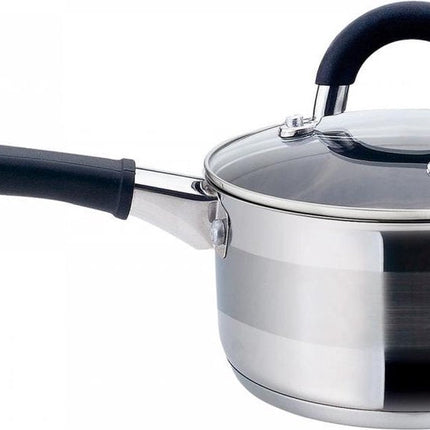 Kinghoff 1256 - steelpan met deksel - Ø18 cm - rvs - 2,1 liter