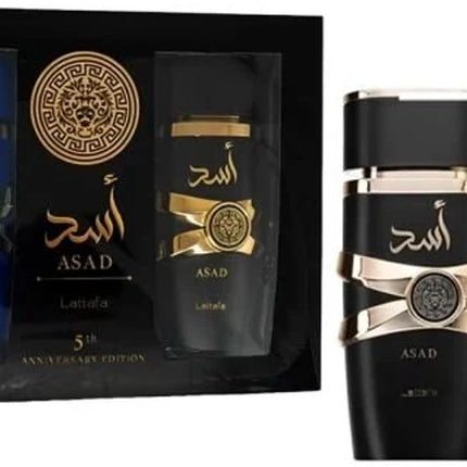 Lattafa Asad 5th Anniversary Giftset 2 pcs - Asad 100 ml + Zanzibar 100 ml EDP