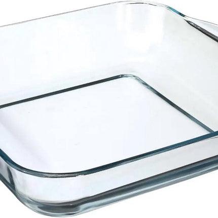 Secret de Gourmet - Ovenschaal vierkant - Transparant glas - 29 x 6 cm