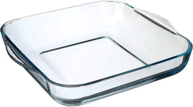 Secret de Gourmet - Ovenschaal vierkant - Transparant glas - 29 x 6 cm