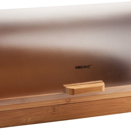 Kinghoff 3216 - Broodtrommel - Bamboe - Acryl - 39x28x18.5 cm - 20 liter