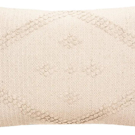 Sierkussen - Macramé D Safari Tuin Woonkamer Decoratie - Ecru - 58 Cm X 38 Cm