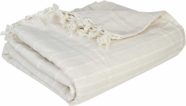 Atmosphera Ivoor Katoenen Beddensprei 230x 250 CM