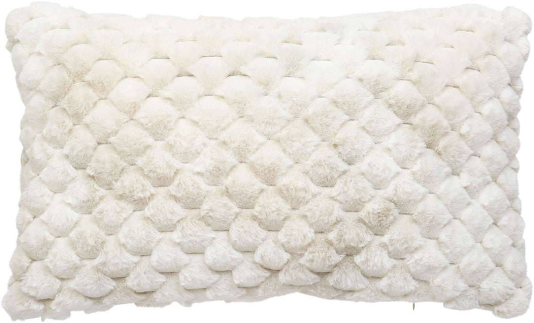 Atmosphera sierkussen XL Adriel – beige, 38 x 58 cm, pluizig