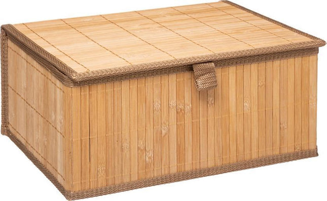 5Five Bamboe mandjes 3-delig hout kleur