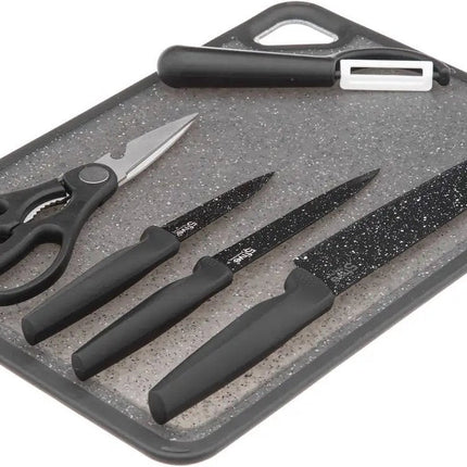 5 Five - Simply Smart - Snijplank Met Toebehoren - Grijs