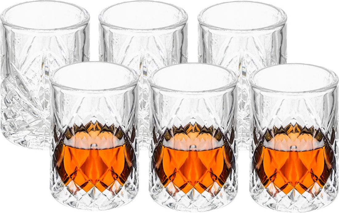 Secret de Gourmet Shotgläser Marbella - 12er-Set - 60 ml - Glas - Schnapsgläser - luxuriöse Gläser - Shots trinken