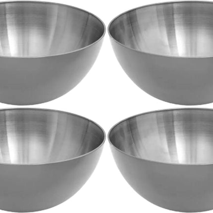 Secret de Gourmet - Slakommetjes/Schaaltjes - Set 10x - RVS - D13 cm
