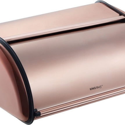 Kinghoff 1840 - Broodtrommel - Rose gold metal - 36 x 24 x 15 cm