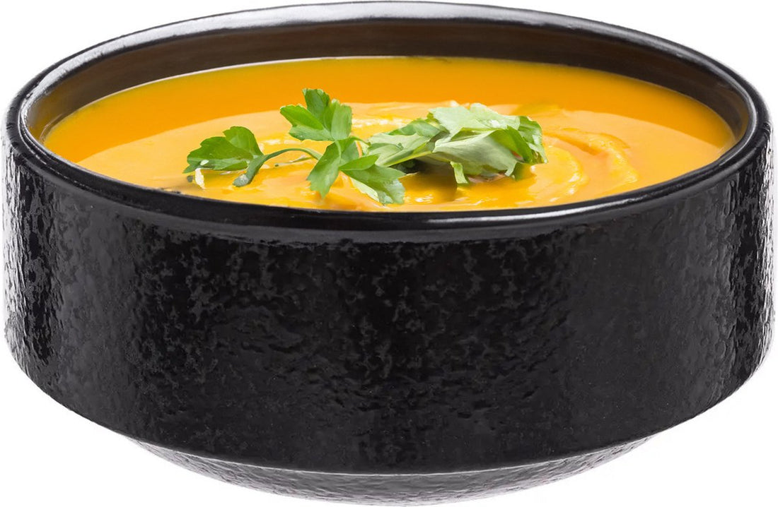 Secret de Gourmet Bols à soupe / coupelles de service - Loft - céramique - D15 x H7 cm - anthracite - Empilables