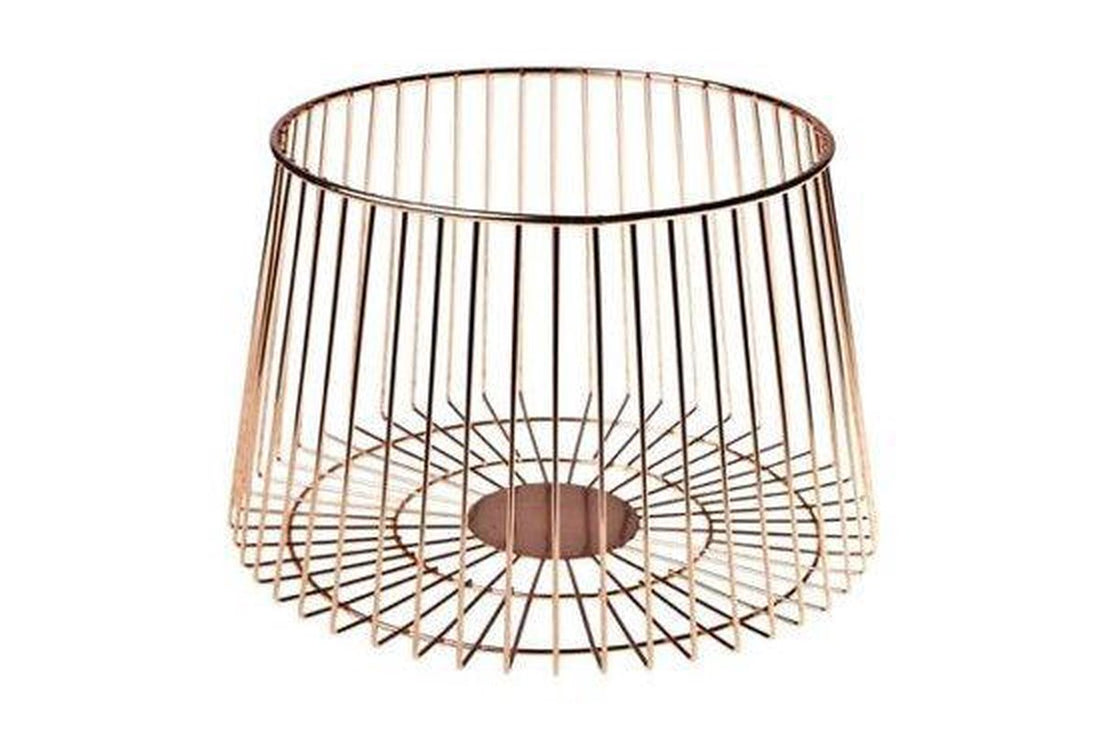 Cosy&Trendy Fruit Basket - 30x15.5 cm - Copper-plated Metal