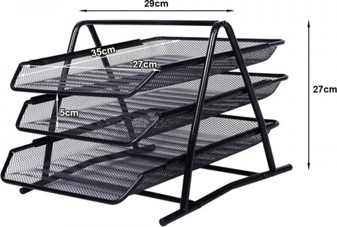 Dokumentenablage, 3 Fächer, Organizer, Regale