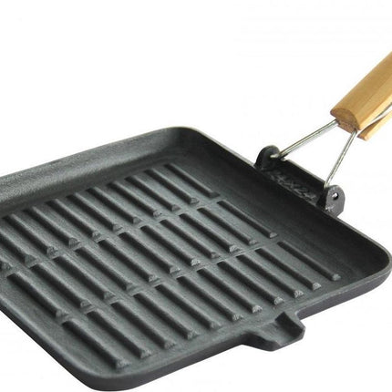 Kinghoff grillpan KH-1107 -  Ø24 cm - Gietijzeren - alle warmtebronnen