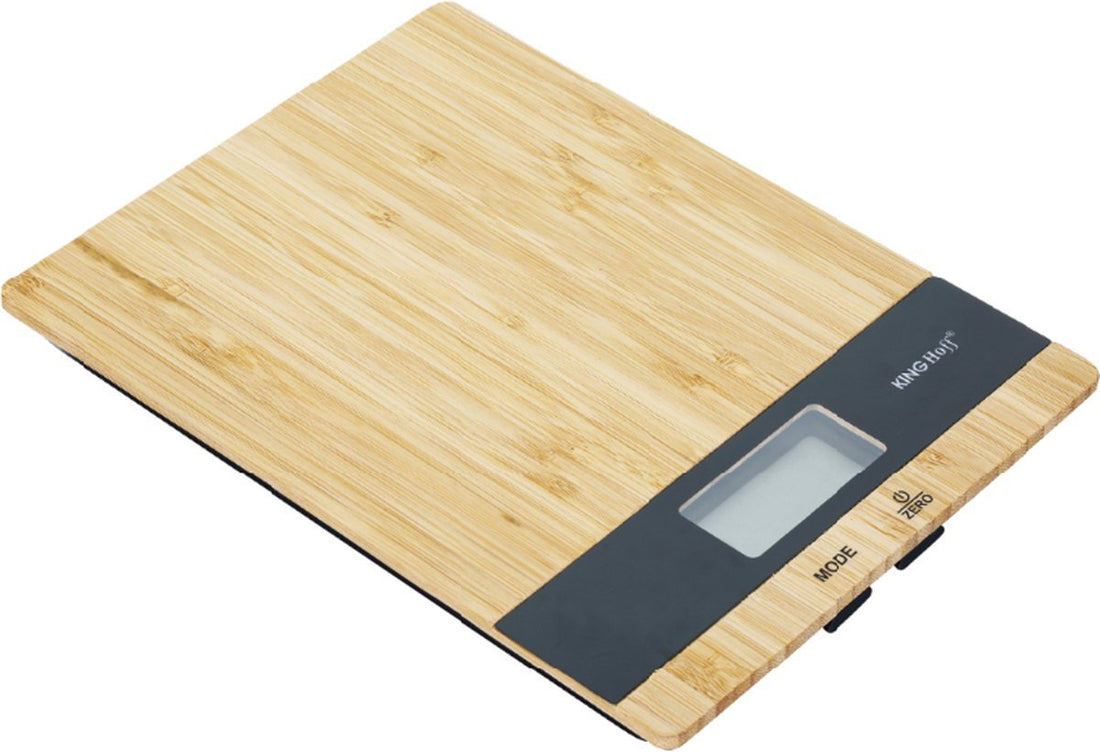 Kinghoff 1825 - Bamboo kitchen scale - Electronic - 5 kg