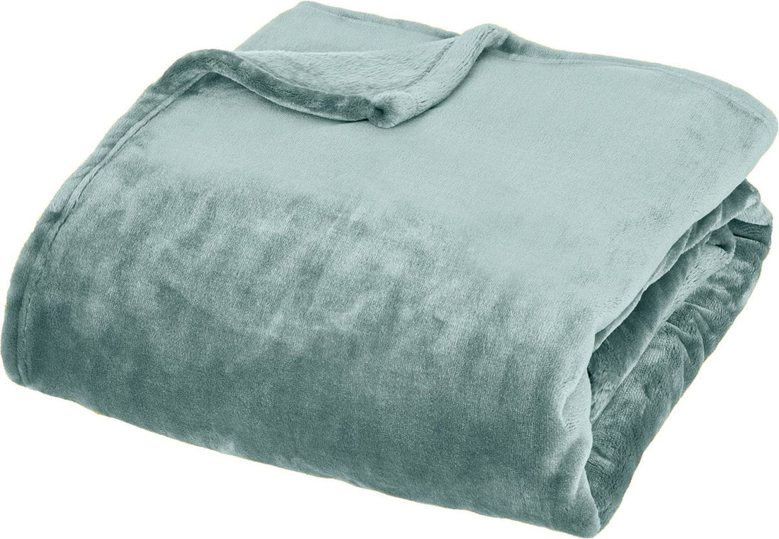 Atmosphera Plaid super doux - 130 x 180 cm - Bleu