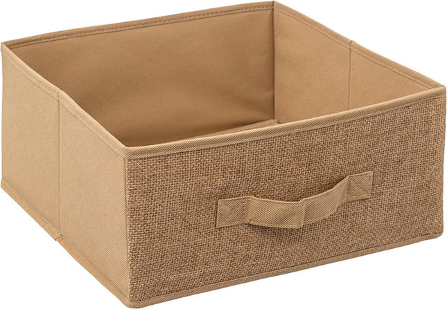 5Five Bruine mand jute - 31 x 31 x 15 cm (M)