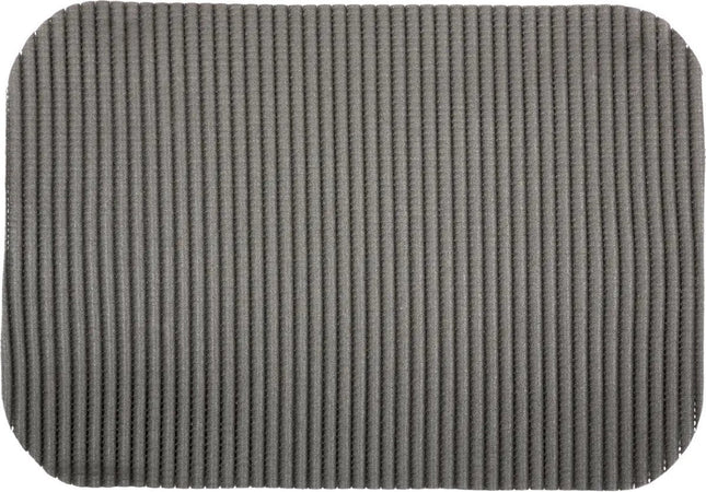 5Five Afwas afdruipmat/droogmat keuken - anti-slip- foam - grijs - 32 x 45 cm - opvouwbaar