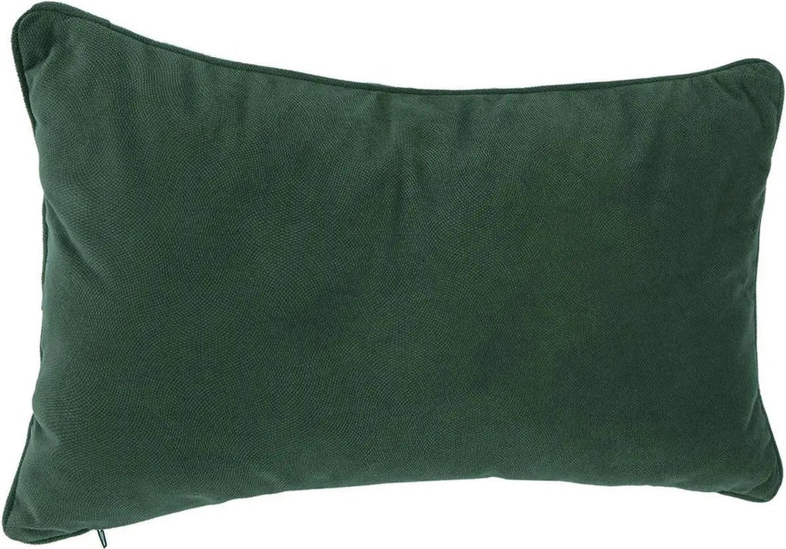 Atmosphera Sofa-/Dekokissen Wohnzimmer Sophia - 30 x 50 cm - Dunkelgrün - Polyester - mit Reißverschluss