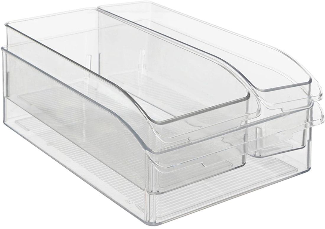 5Five Transparente Kühlschrankbehälter 3-teilig – Mit Griff