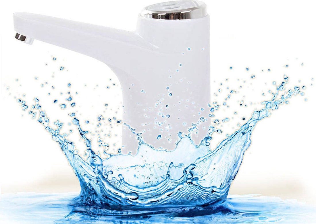 Elektrische Trinkwasserpumpe - Wiederaufladbarer Wasserspender - Tragbarer Wasserspender für Flaschen - Automatischer Wasserspender - Für Zuhause, Büro, Outdoor