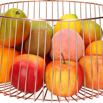 Cosy&Trendy Fruitmand - 30x15,5 cm - Verkoperd Metaal