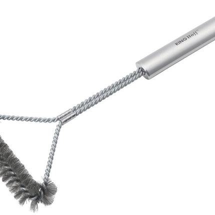 Kinghoff KH-1915 Grillborstel – RVS Barbecue Reinigingsborstel 41,5 cm – Geschikt voor Gas, Houtskool en Elektrische Grills