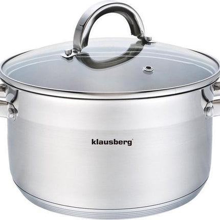 Klausberg 7123 - kookpan met deksel - 2,1L - Ø18 cm