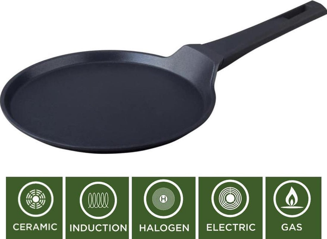 Hakal crêpe pan – pannenkoekenpan met antiaanbaklaag, Ø 25 of 28 cm