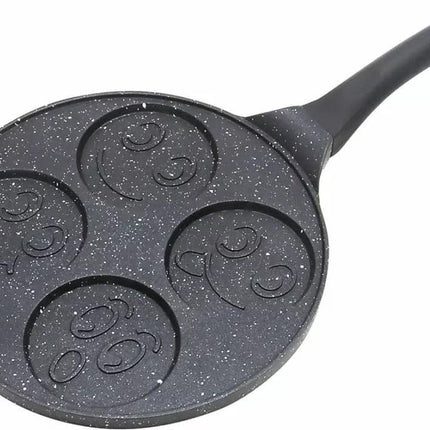 Kinghoff 1672 - Pannenkoekenpan - 26.5 cm - Gezichtjes